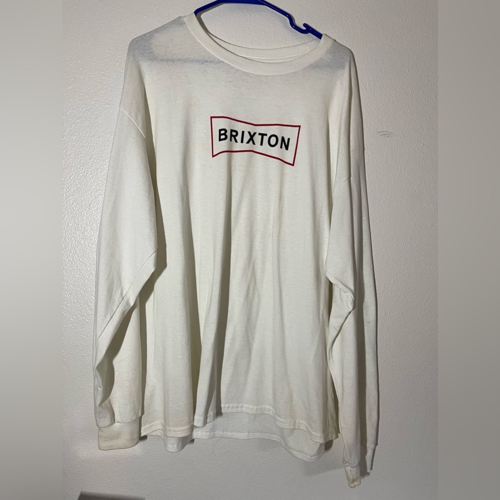 White Brixton Long Sleeve T-Shirt